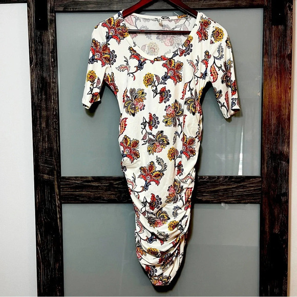 Mother Bee Maternity Midi Dress/Long Tunic - Picture 1 of 8